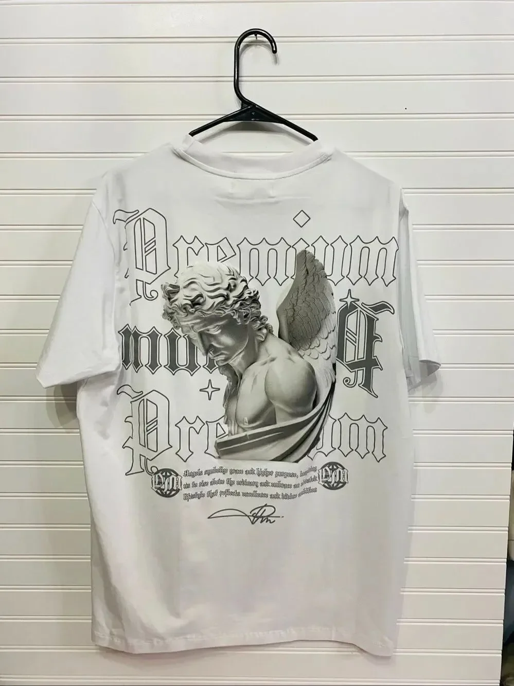 Premium Milano Mens Streetwear T-Shirt Sz L